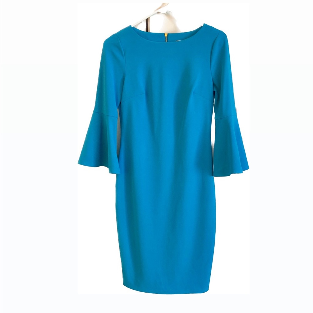 Calvin Klein Blue Midi Dress